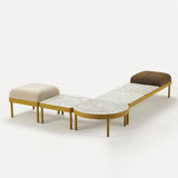 Mosaico Bench: Marble