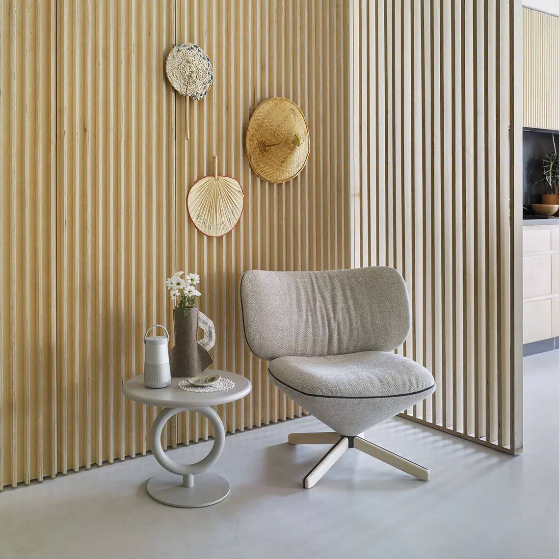 Totem Occasional Table: Lacquer Top