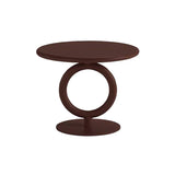 Totem Occasional Table: Lacquer Top + Calabaza Matt Lacquered