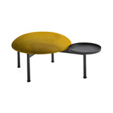 Meeting Point Pouf with Tray: Black