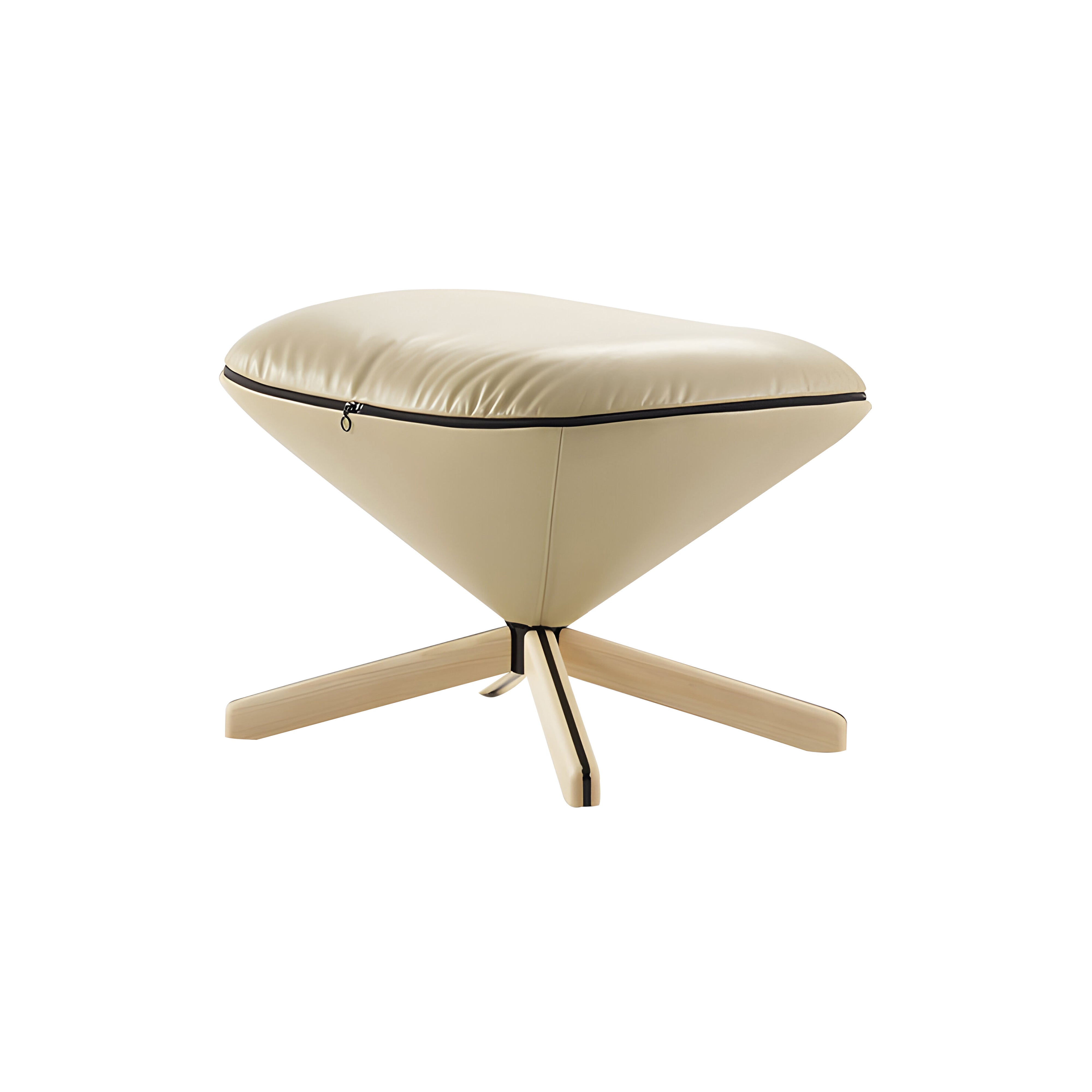 Tortuga Pouf: Natural Ash
