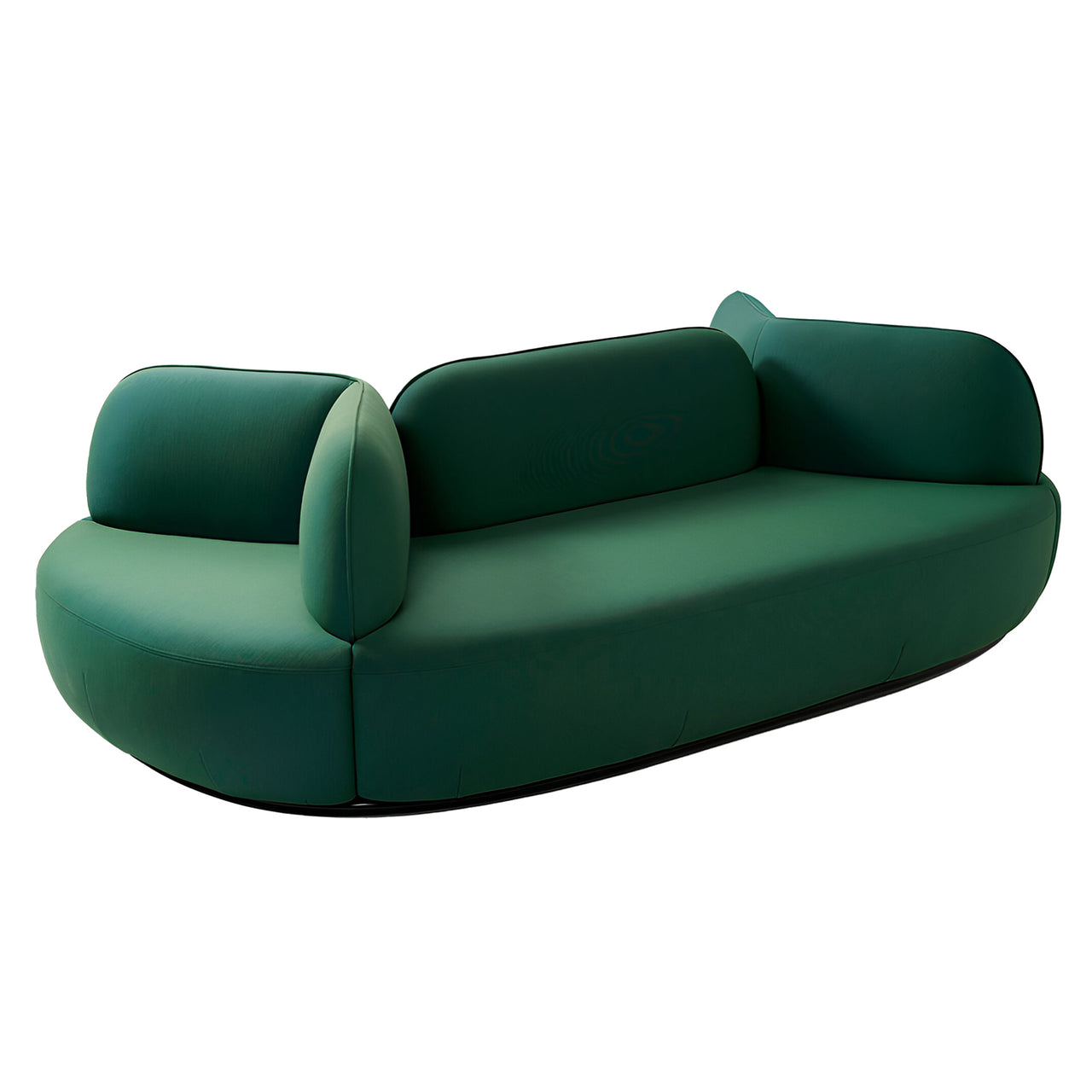 La Isla Sofa: 3 + Negro Matt Lacquered