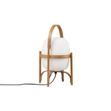 Cestita Table Lamp: White Opal Polyethylene
