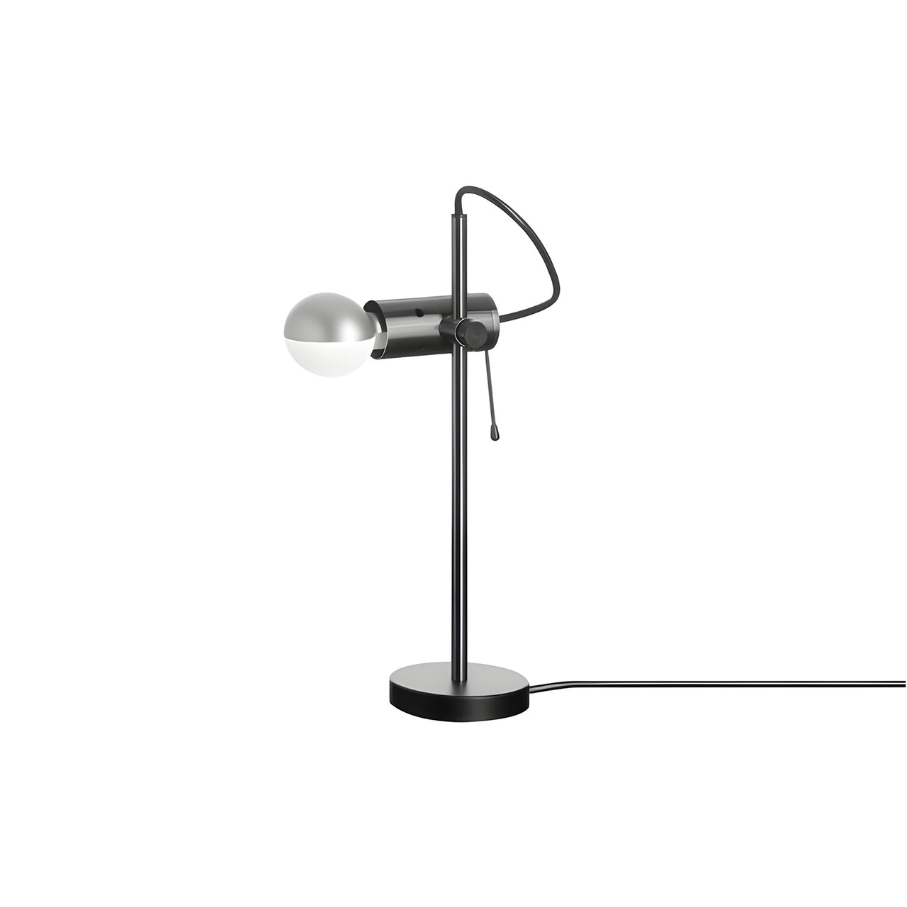 Agnoli Table Lamp: Satin Black Nickel