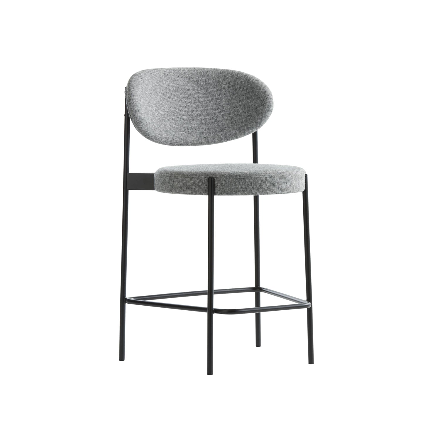 Series 430 Bar + Counter Stool: Counter + Black