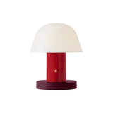 Setago Table Lamp JH27 Cordless: Maroon + Grape