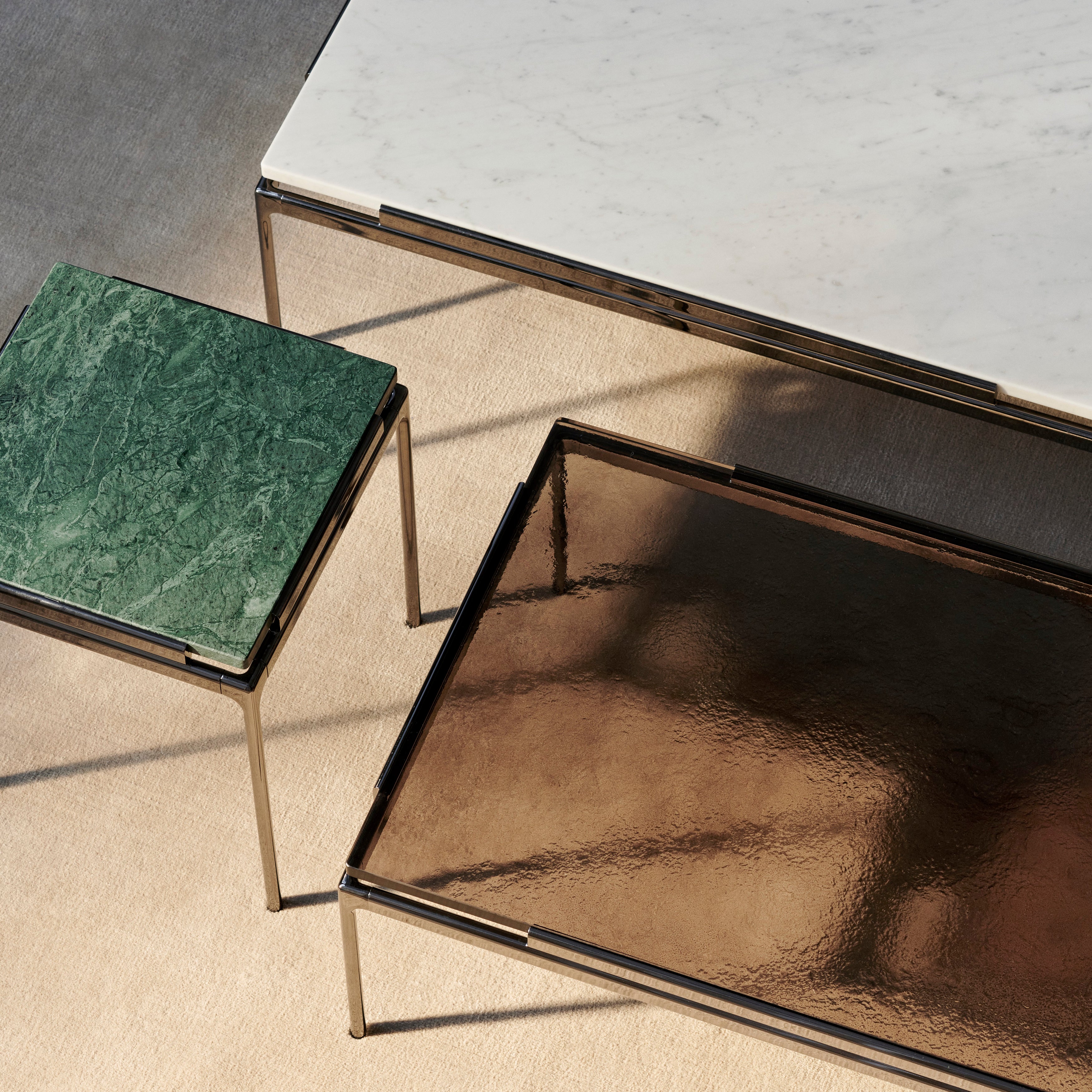 Sett Side Table LN11: Marble + LS