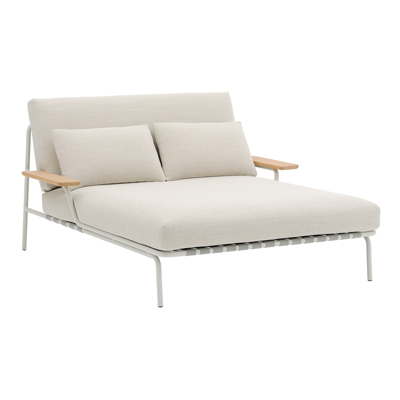 Settle Lounge Bed: With Armrest + Laze 1
