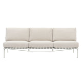 Settle Sofa: 3 Seater + Without Armrest + Grey + Laze