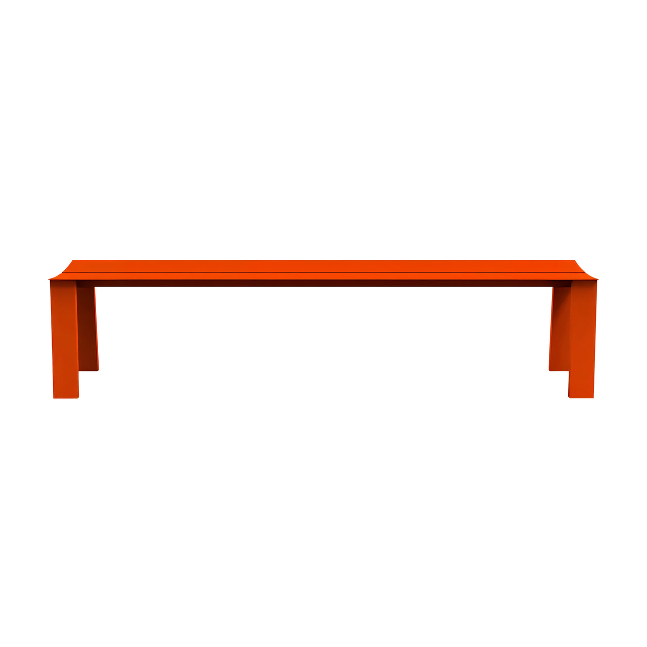 Seu Bench: Large + Pure Orange