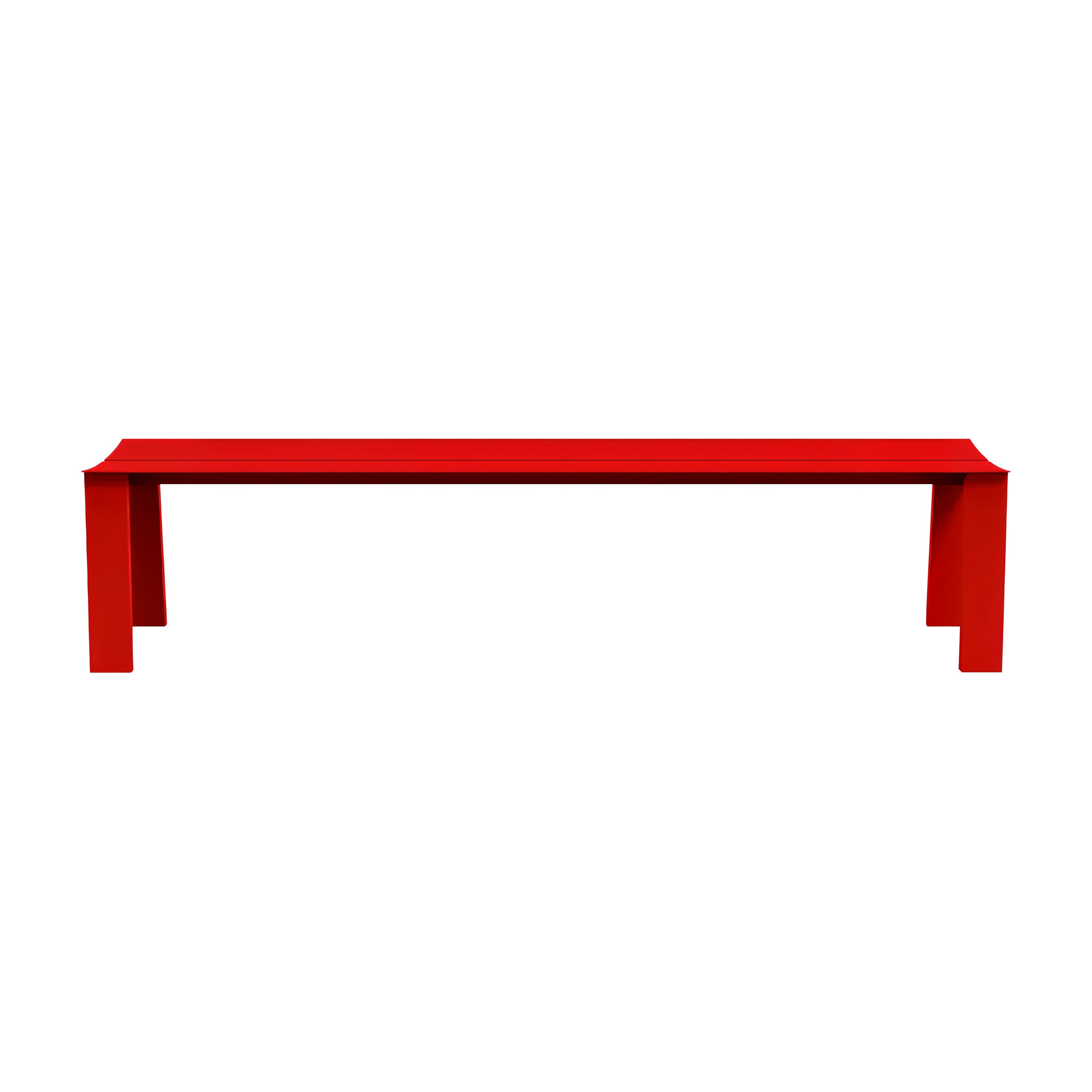 Seu Bench: Large + Traffic Red