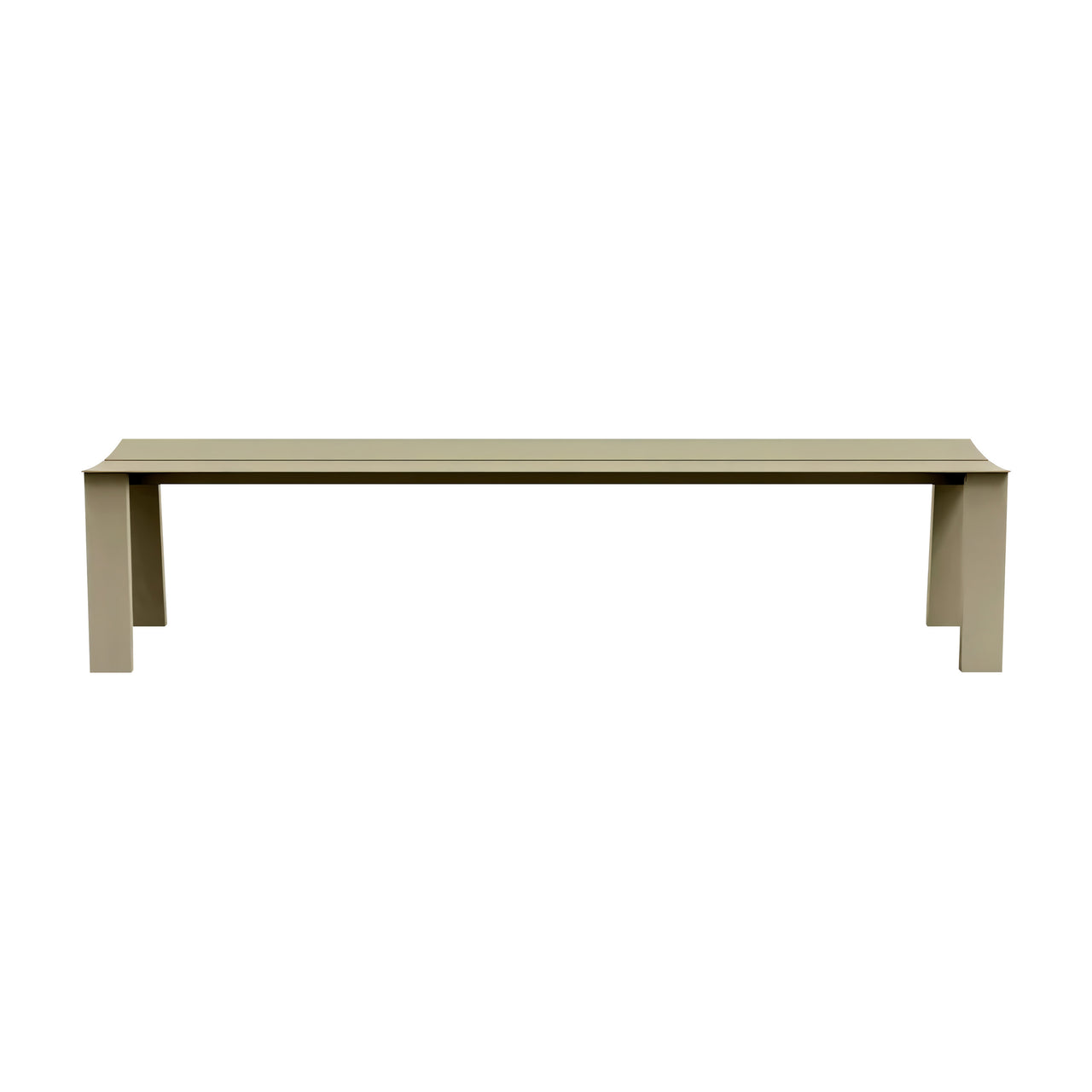 Seu Bench: Large + Silk Grey