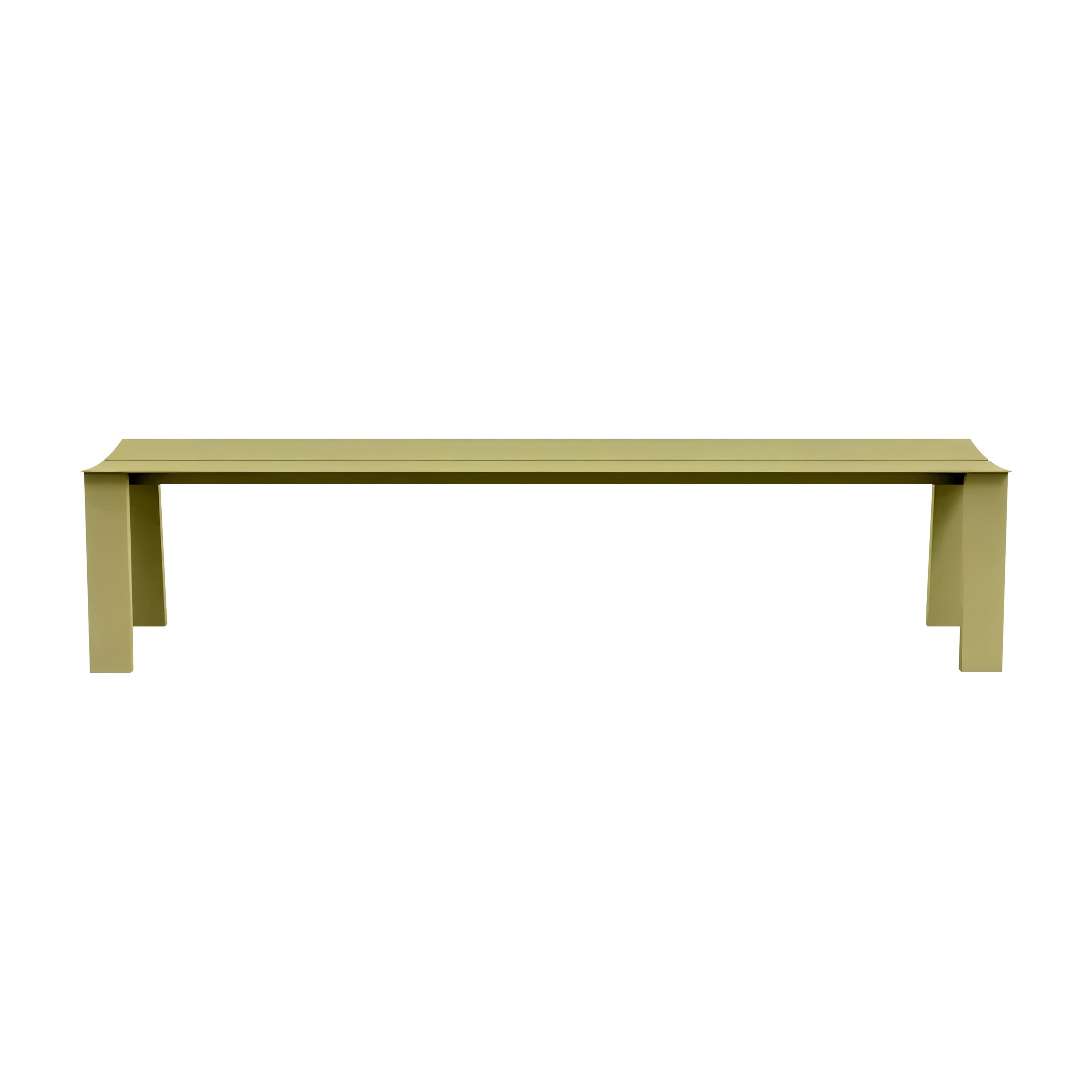 Seu Bench: Large + Green Beige