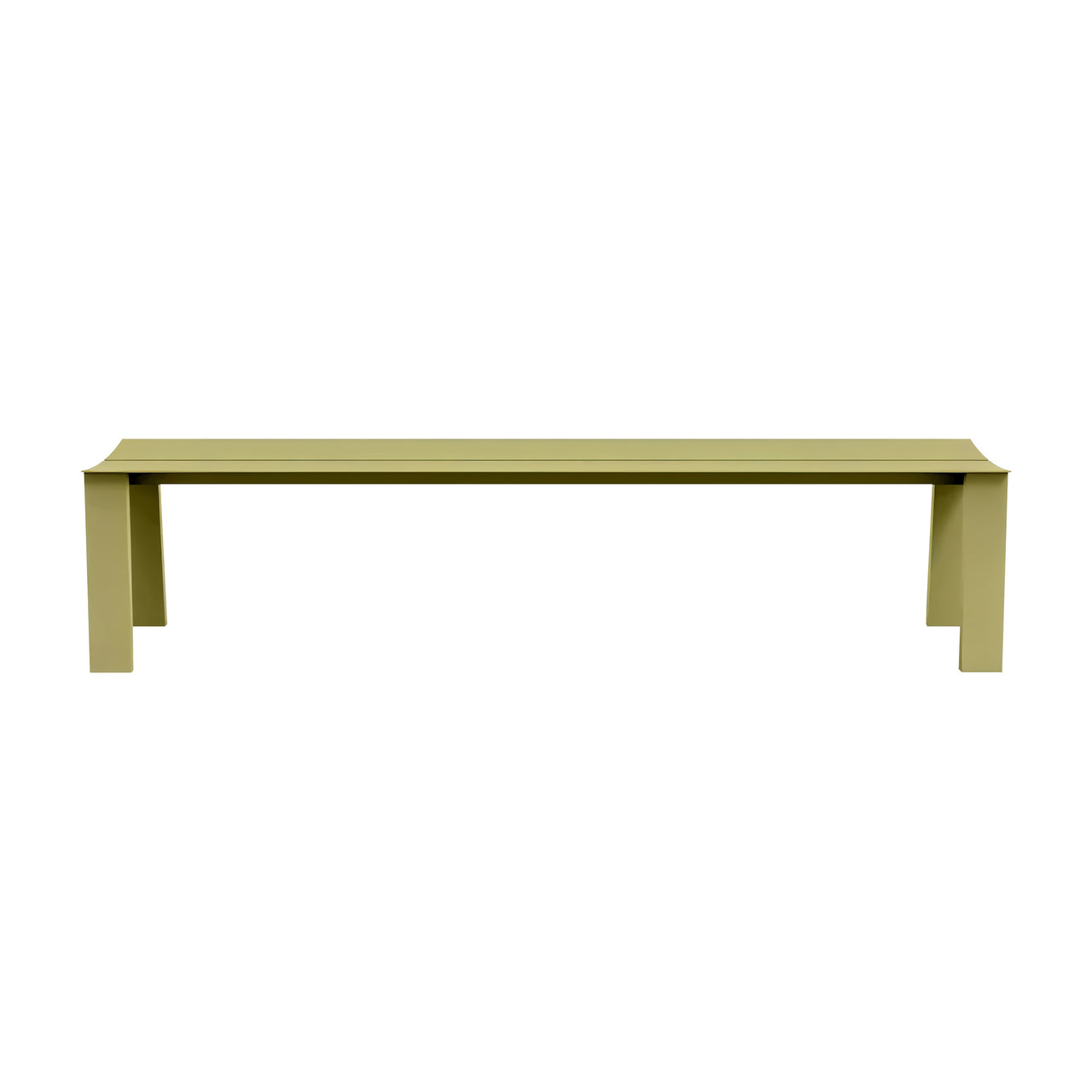 Seu Bench: Large + Green Beige