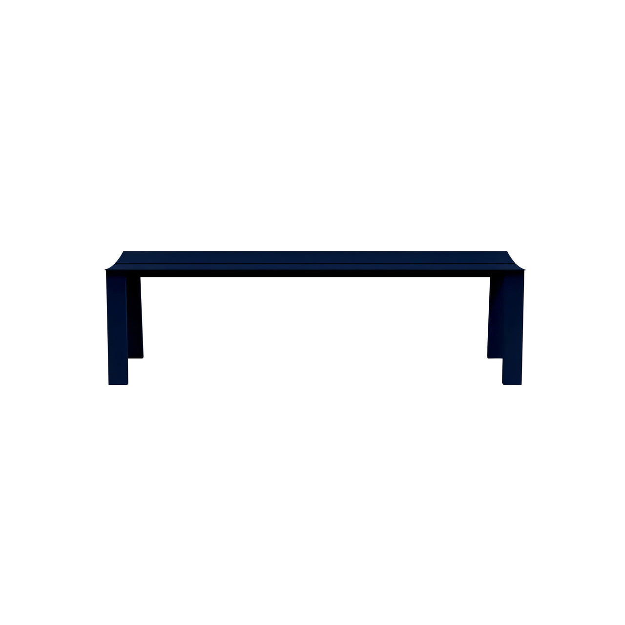Seu Bench: Small + Steel Blue