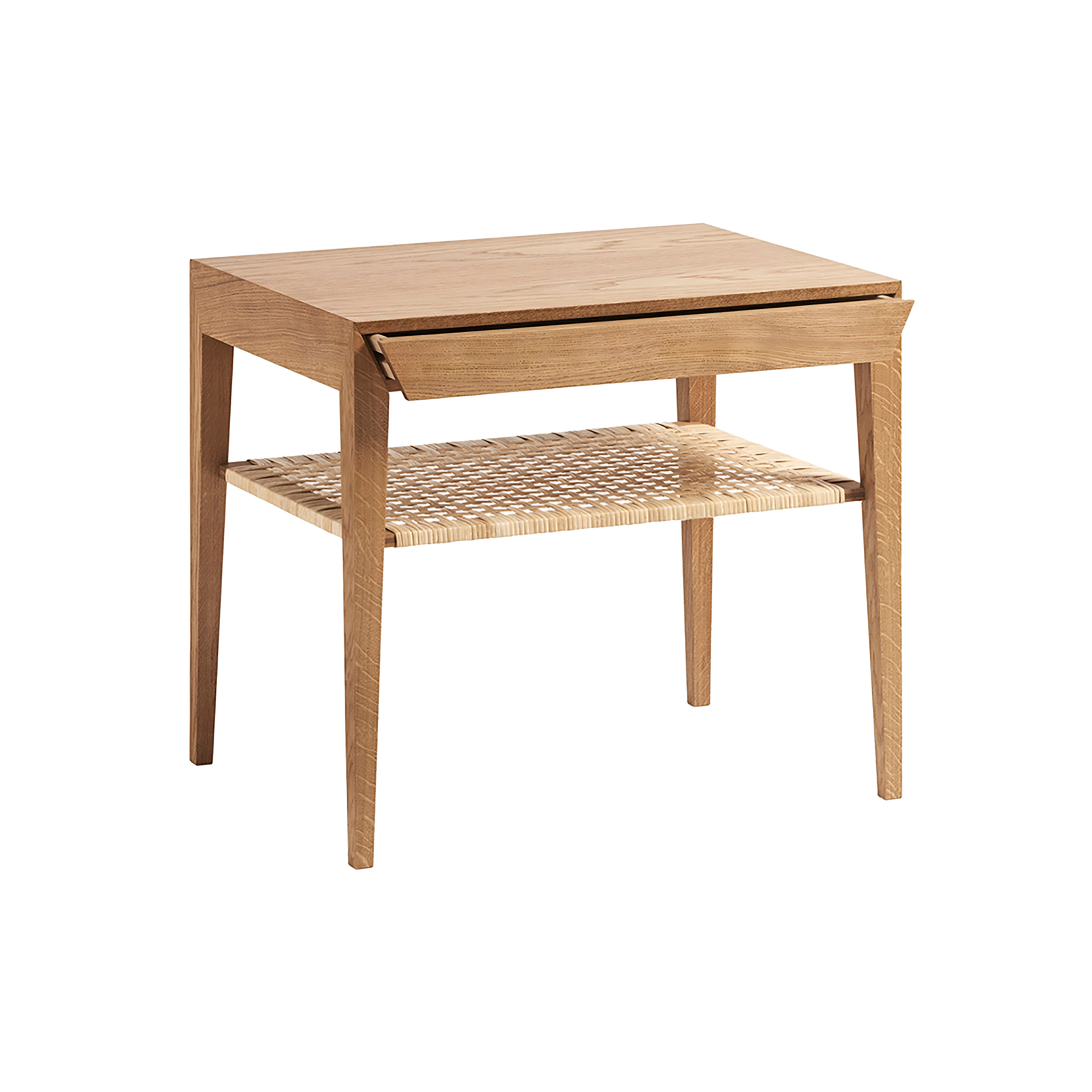 Margrethe Bedside Table: Oak