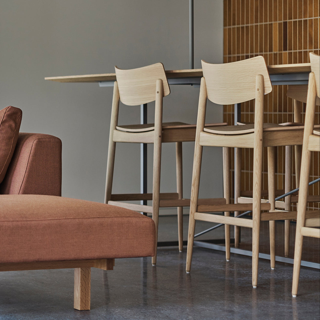 Shibuya Cafe Counter Chair A-BS01: LS