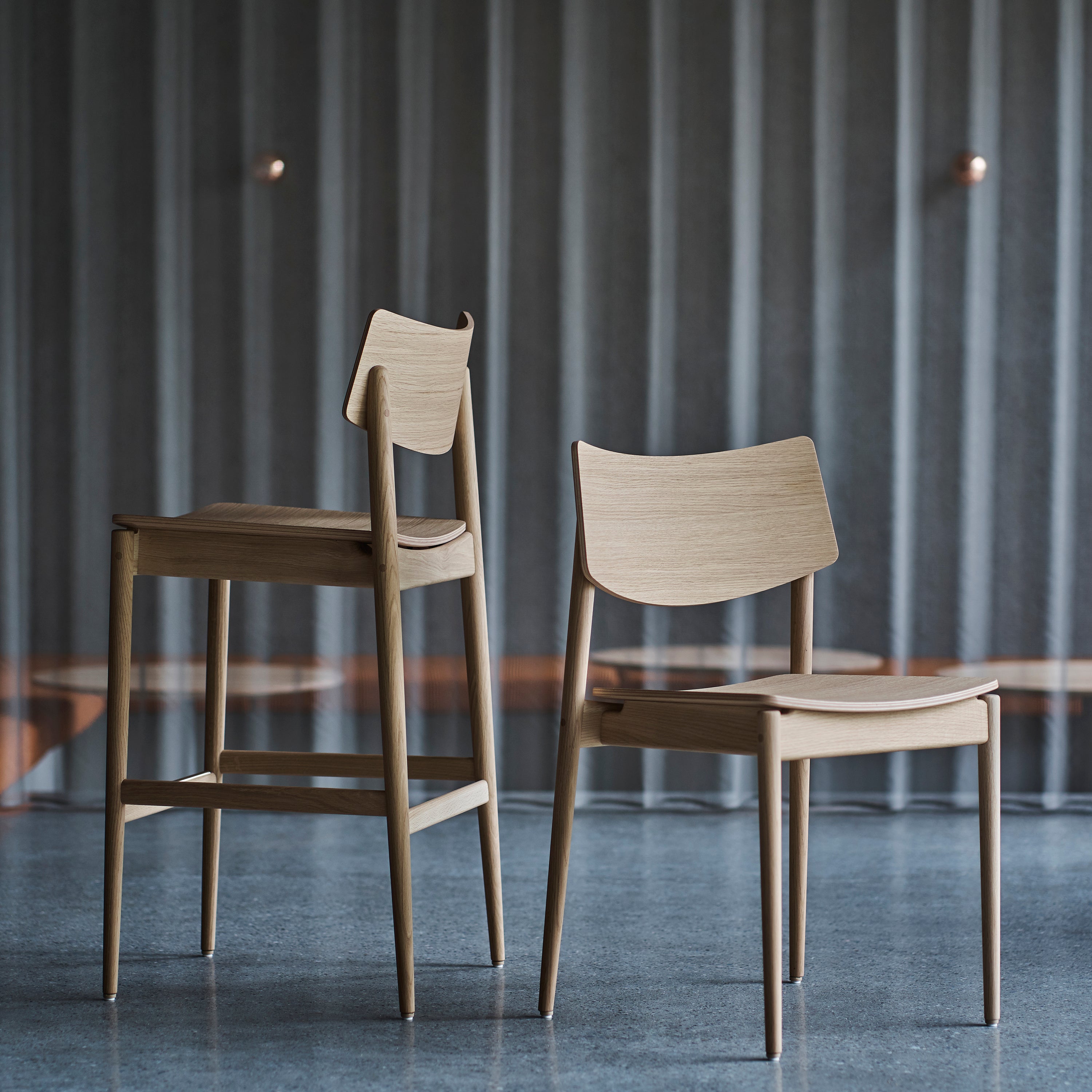 Shibuya Cafe Counter Chair A-BS01: LS