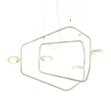 Palindrome Single Pendant: 4 Heads + Silk Grey