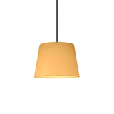 Sísísí Cónicas GT3 Pendant Lamp: Stitched Beige Parchment + Black