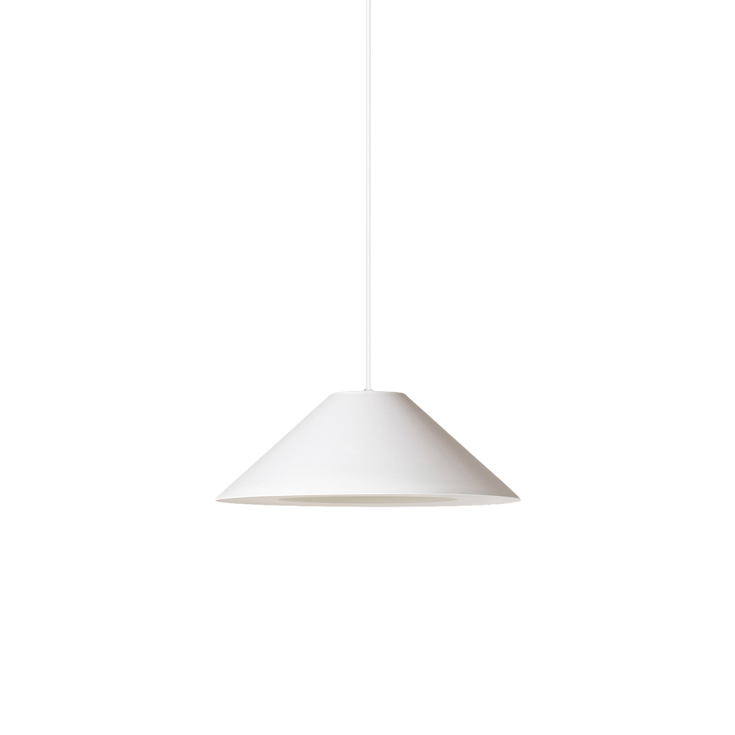 Sísísí Cónicas Planas MT4 Pendant Lamp: White + White