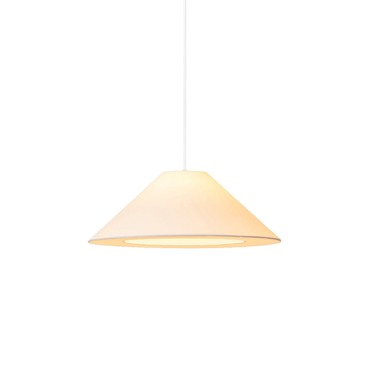 Sísísí Cónicas Planas MT5 Pendant Lamp: White + White