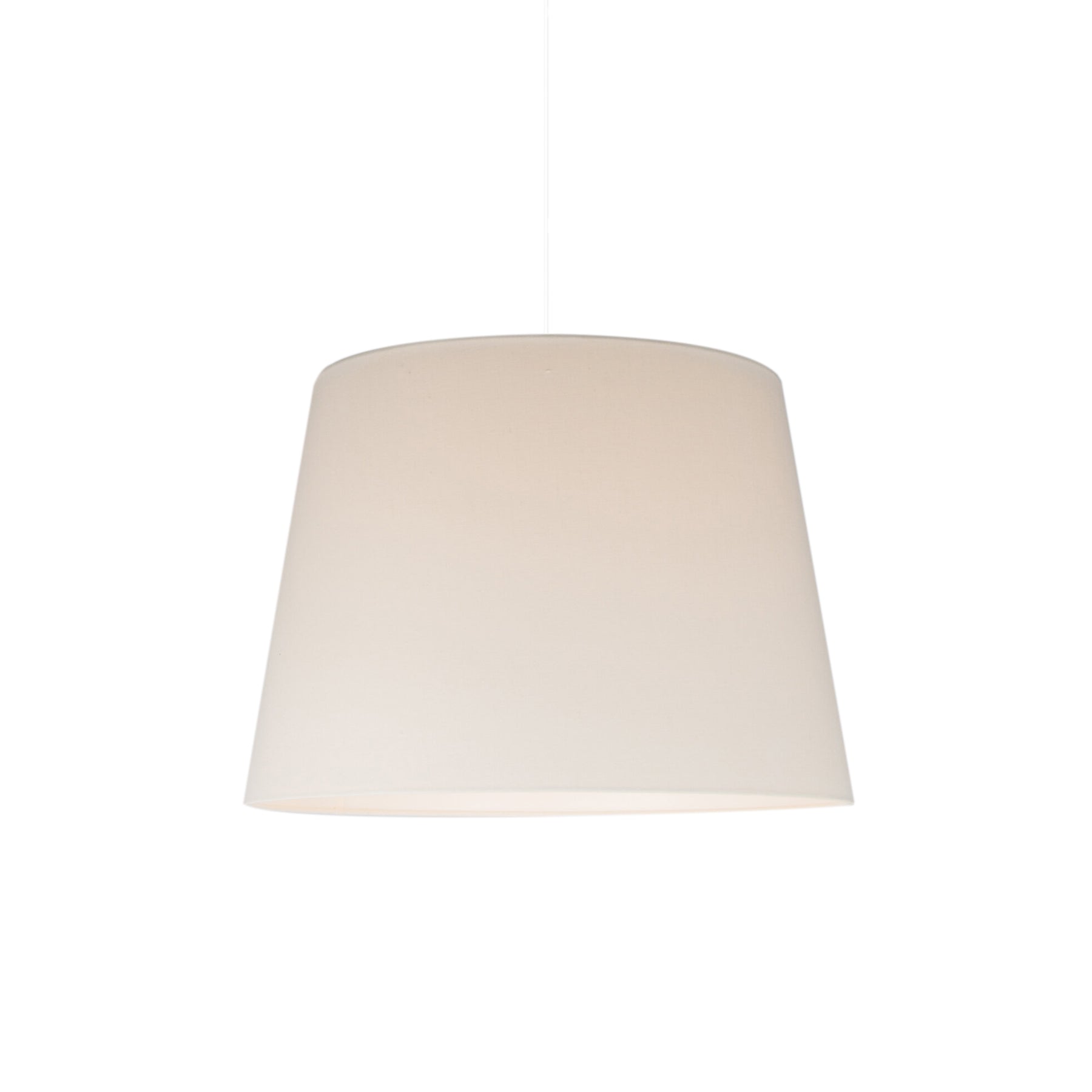 Sísísí Cónicas GT1 Pendant Lamp: White Linen + White