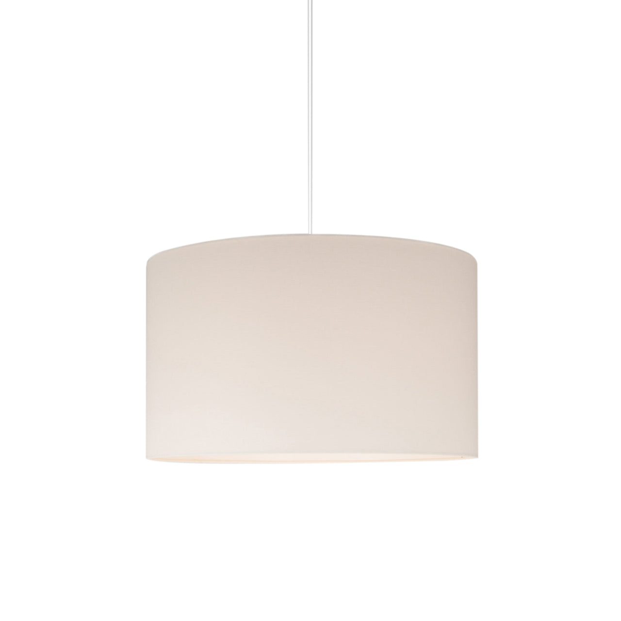 Sisisi Cilindricas GT2 Pendant Lamp: White Linen + White
