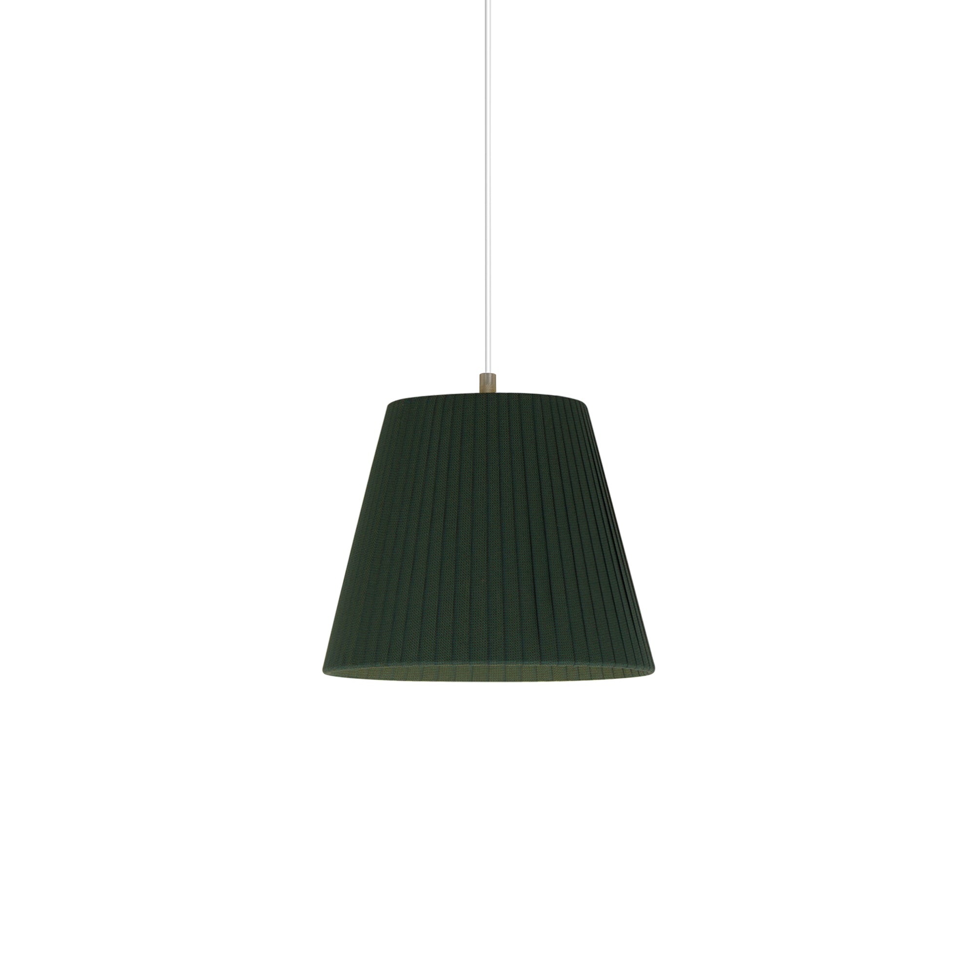 Sísísí Cónicas MT1 Pendant Lamp: Green + White