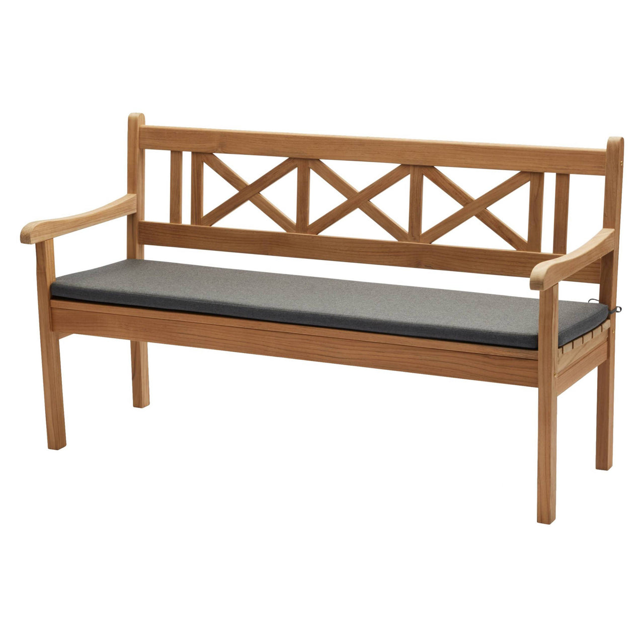 Skagen Bench: With Charcoal Cushion