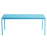 Fromme Dining Table: Rectangle + Sky Blue