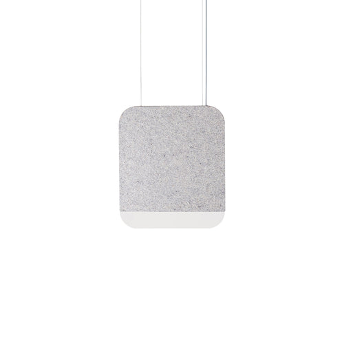 Slab 30 Pendant Light: Grey Wool