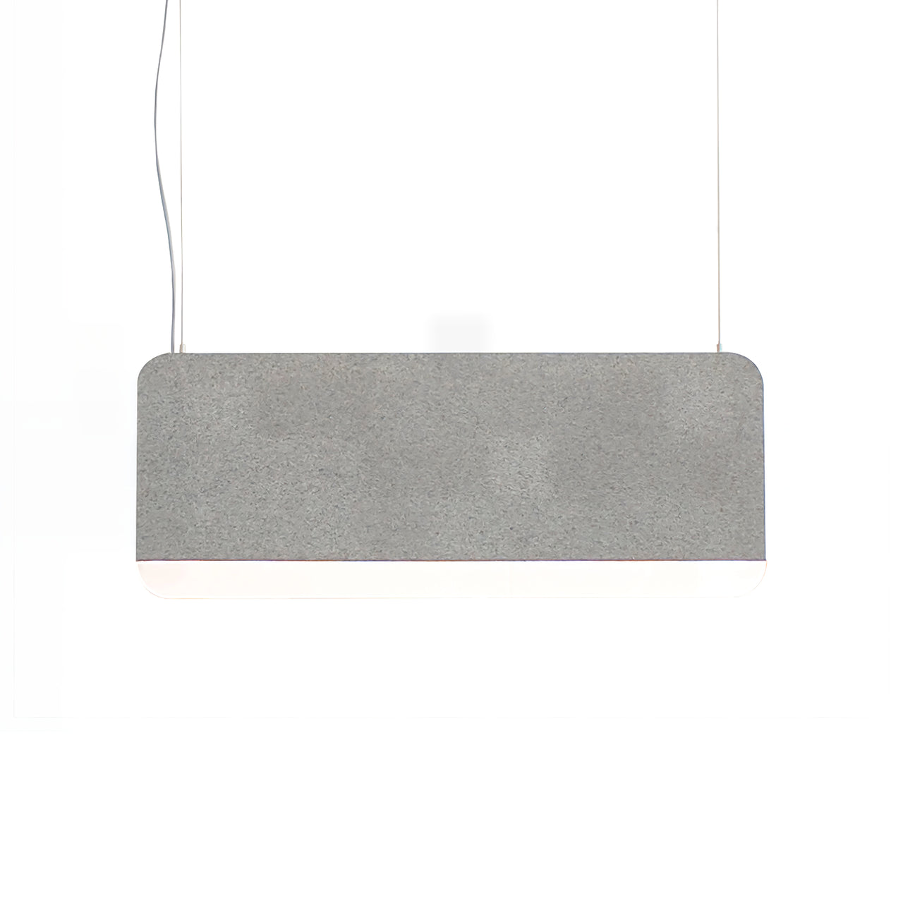 Slab 90 Pendant Light: Grey Wool