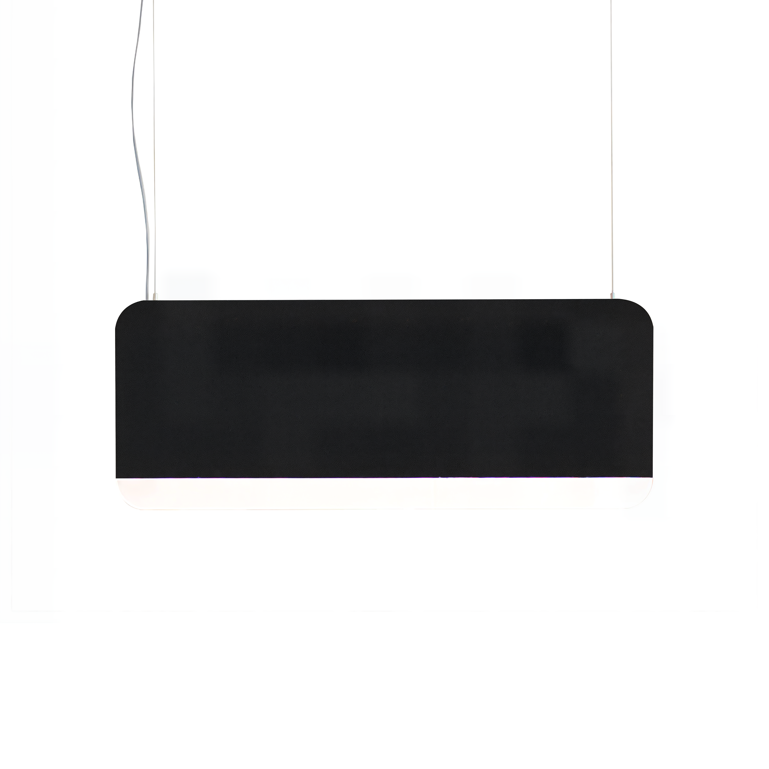 Slab 90 Pendant Light: Black Wool