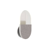 Slab Wall Lamp: Grey Wool