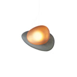 Pebble Pendant Light: B + Slate + Citrine