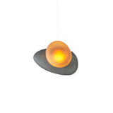 Pebble Pendant Light: B + Slate + Citrine