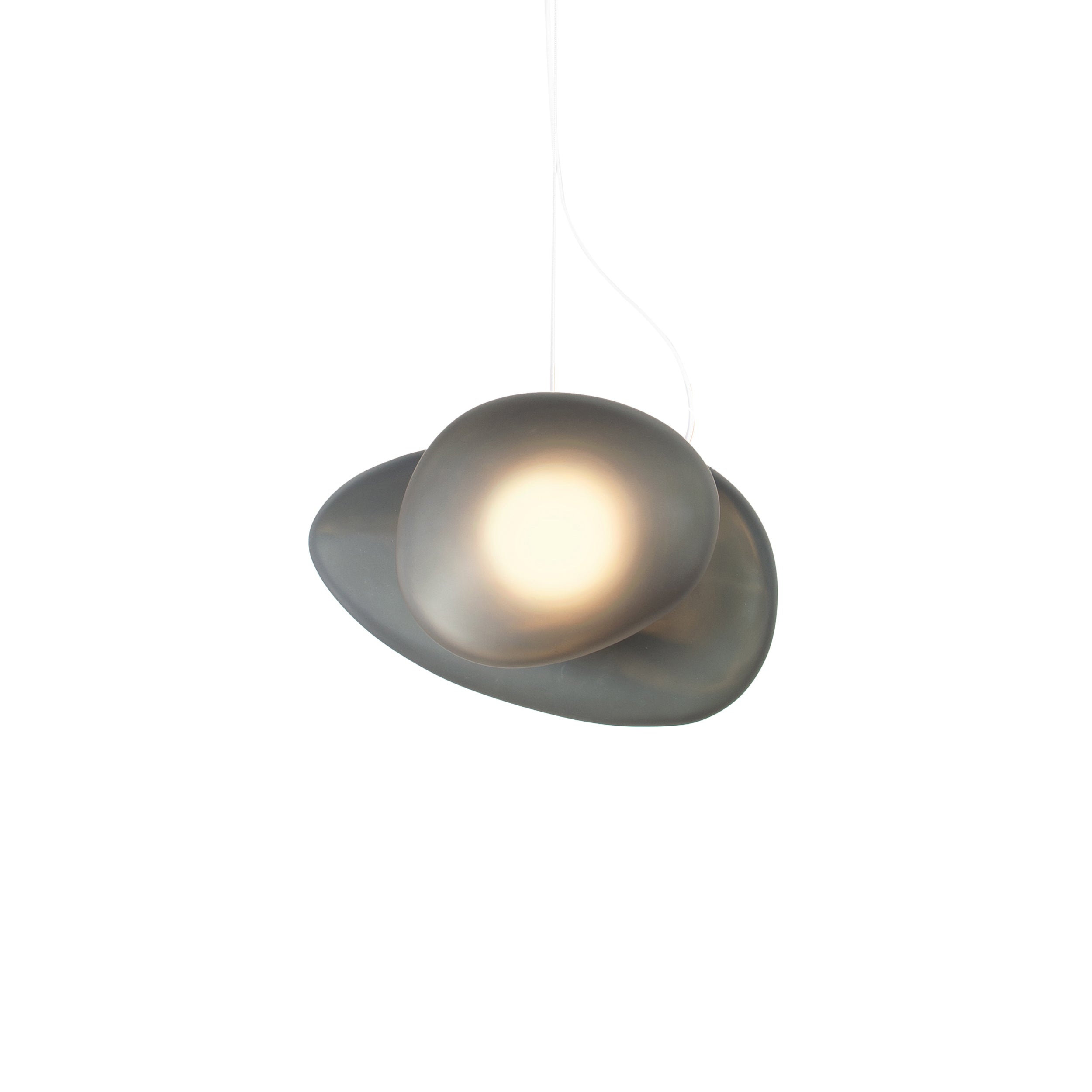 Pebble Pendant Light: B + Slate + Slate