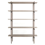 Slow Shelf: Soaped Walnut + 5 Shelf