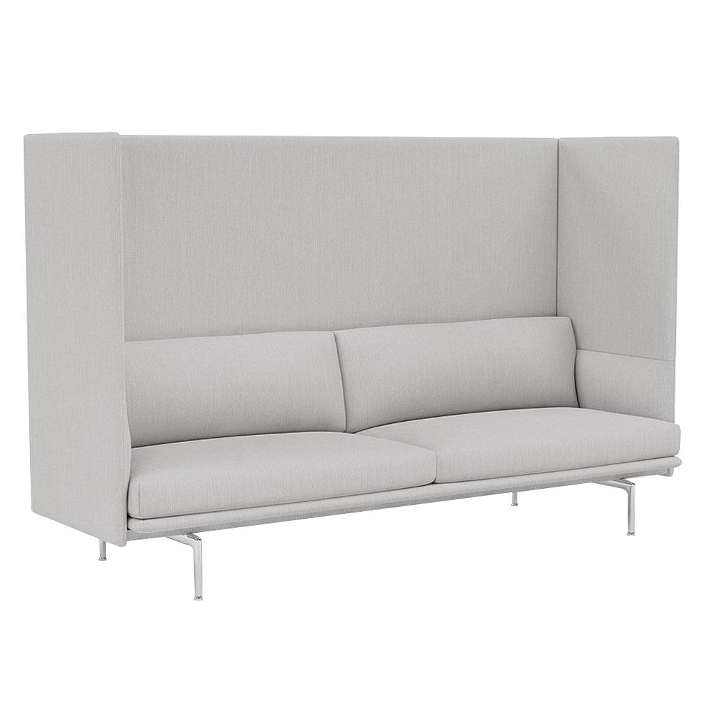 Outline Highback 3-Seater Sofa: Large + Small - 15.7