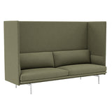 Outline Highback 3-Seater Sofa: Large + Small - 15.7