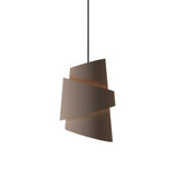 Croissant Pendant Light: Smoke