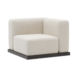 Sofa Modules N-S02: Smoked Oak + Arm Sofa - Left