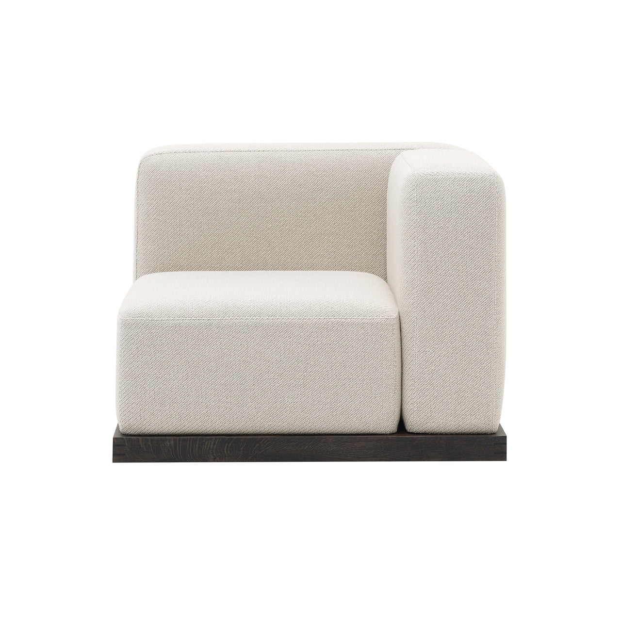 Sofa Modules N-S02: Smoked Oak + Arm Sofa - Left
