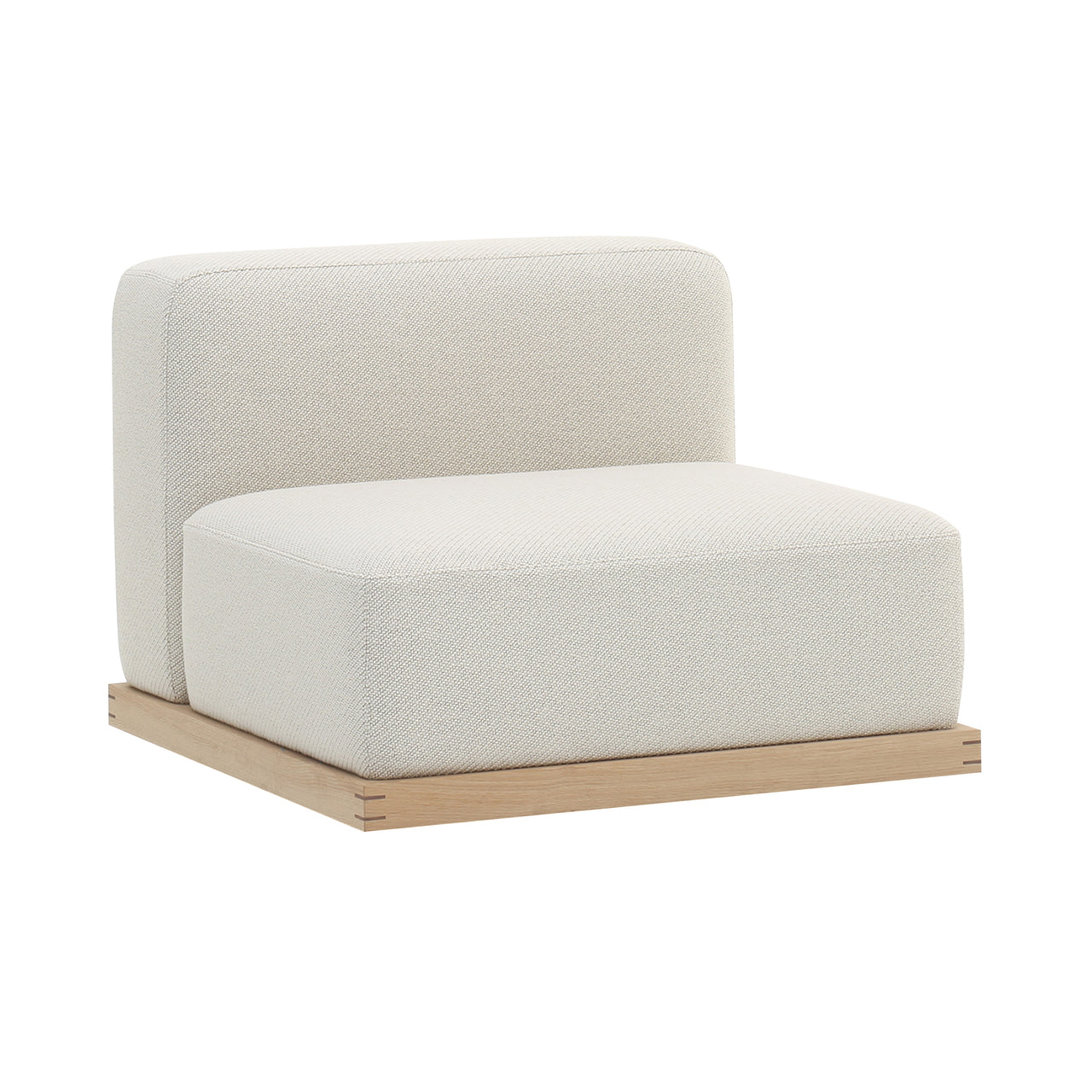 Sofa Modules N-S02: Pure Oak + Armless Sofa
