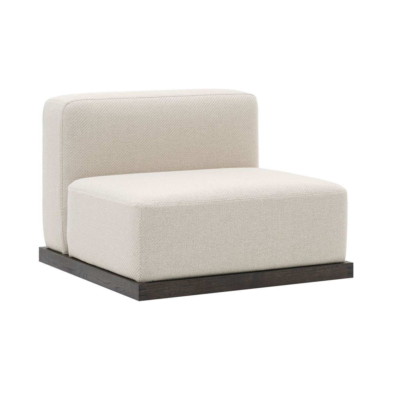 Sofa Modules N-S02: Smoked Oak + Armless Sofa