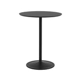 Soft Café Table: Medium + Black Nanolaminate + Black