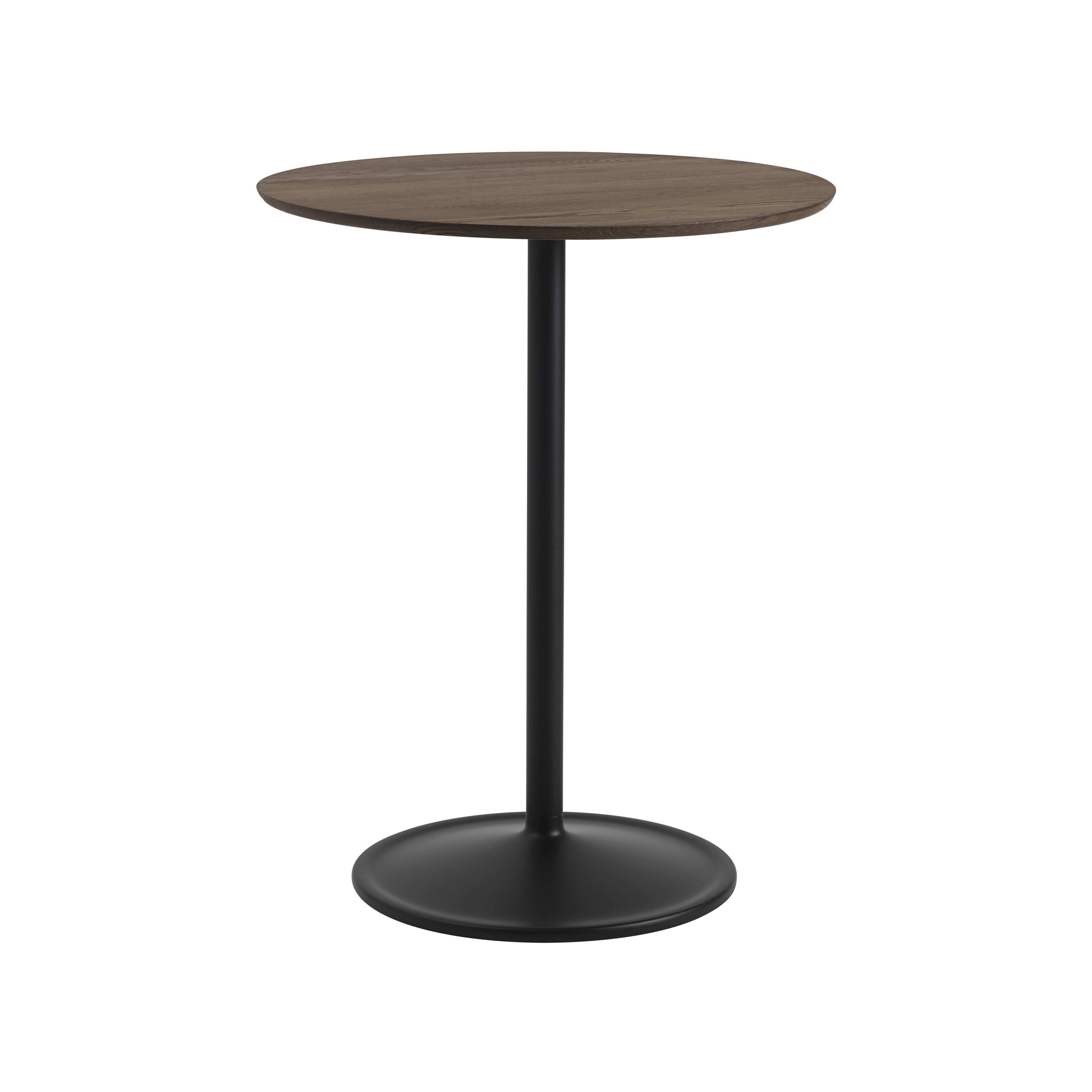 Soft Café Table: Medium + Dark Oiled Oak + Black