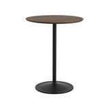 Soft Café Table: Medium + Dark Oiled Oak + Black