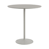 Soft Table: High + Grey Linoleum + Grey